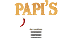 Desktop Screenshot of papisfajitafactory.com